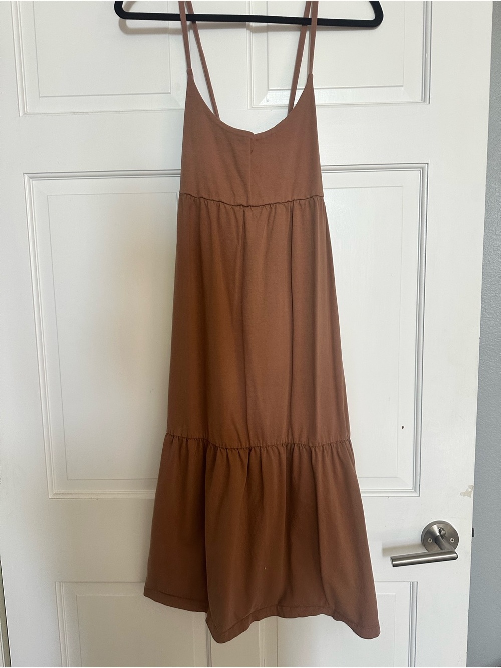 GAP Brown Tiered Midi Dress Size Small